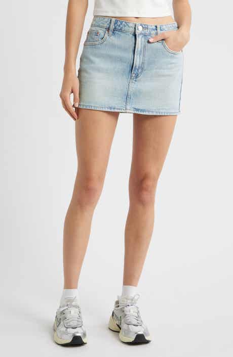 Chaya Mid Rise Denim Miniskirt