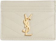 Saint Laurent Cassandre Matelassé Leather Card Case