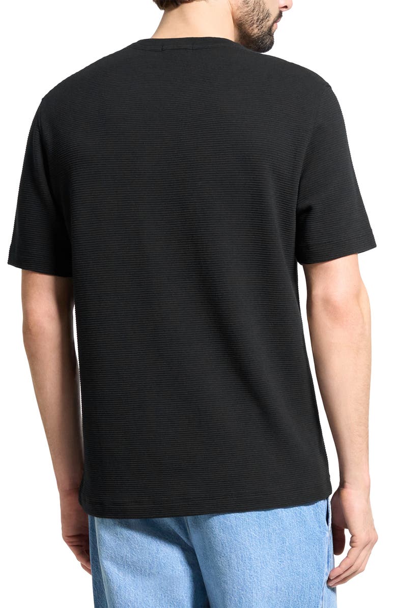Theory Delroy Studio Textured T-Shirt, Alternate, color, Black