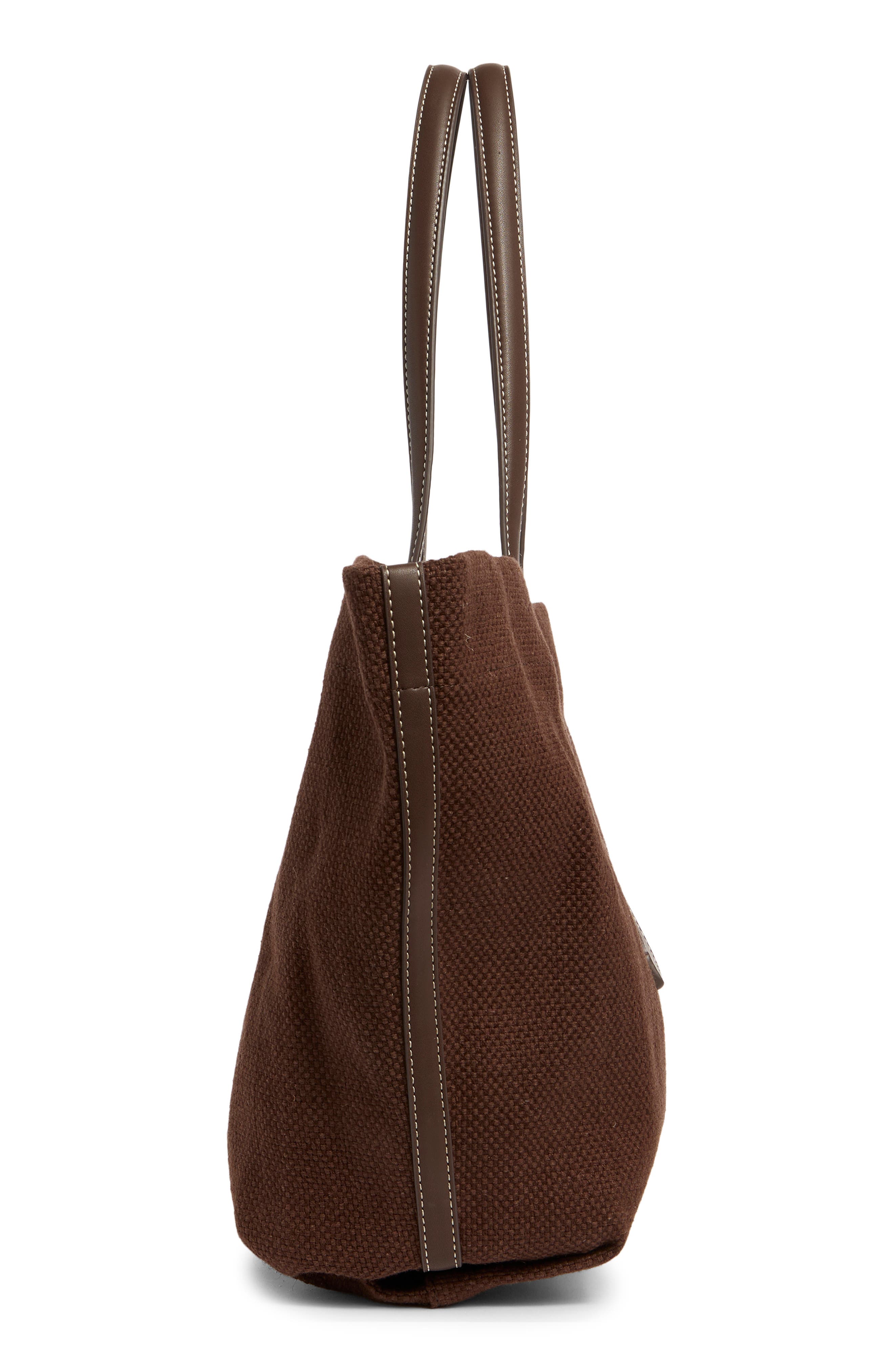 Sam Edelman Claire Classic Logo Tote, Alternate, color, Dark Brown