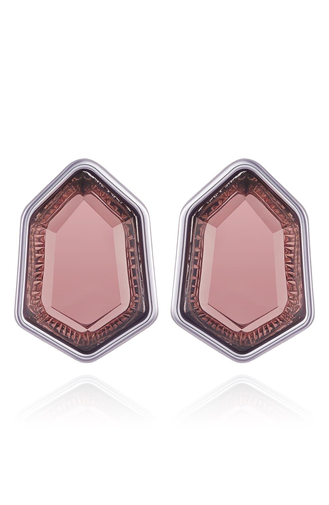 Vince Camuto Glass Stone Stud Earrings