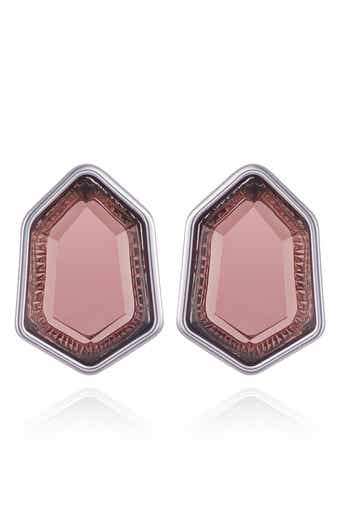 Vince Camuto Glass Stone Stud Earrings