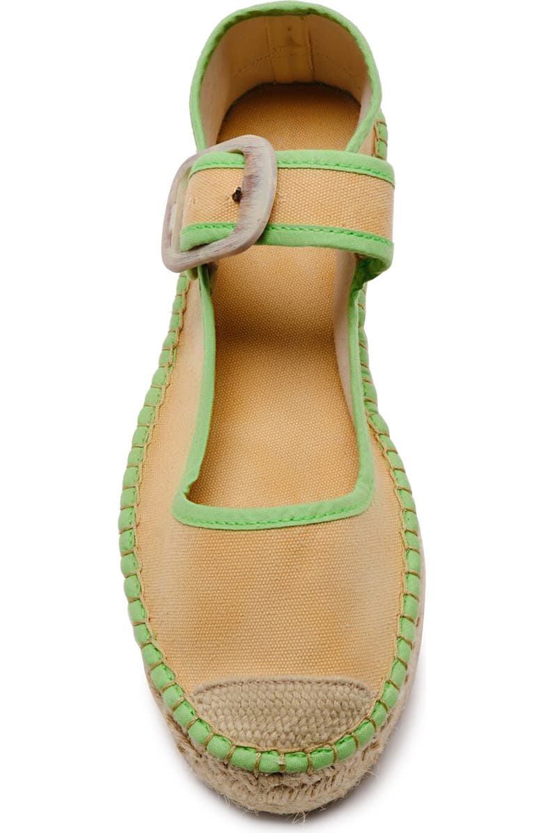 Free People Surfside Platform Espadrille, Alternate, color, Salted Lime