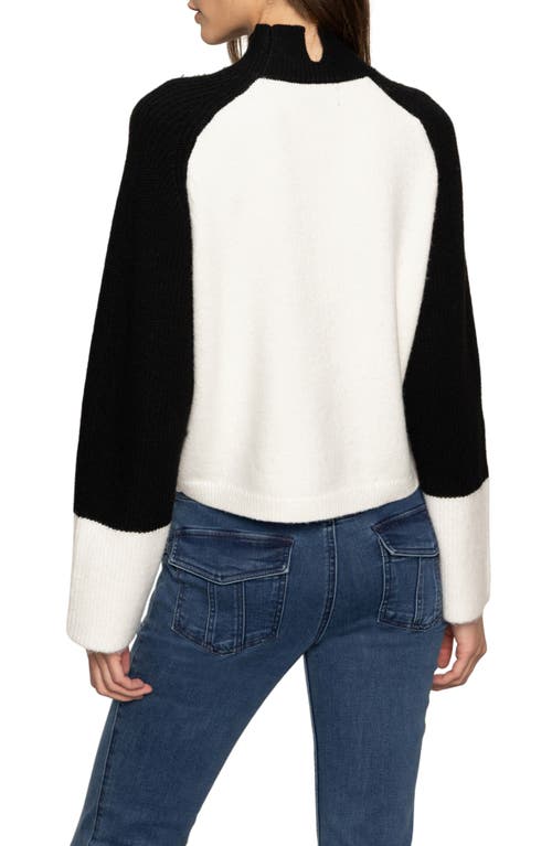 Sanctuary Downtown Colorblock Sweater In White