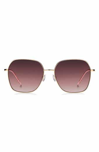 BOSS 58mm Gradient Square Sunglasses