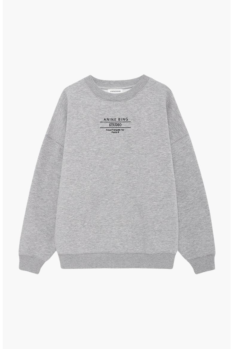 Miles Sweatshirt Studio, Alternate, color, Heather Grey