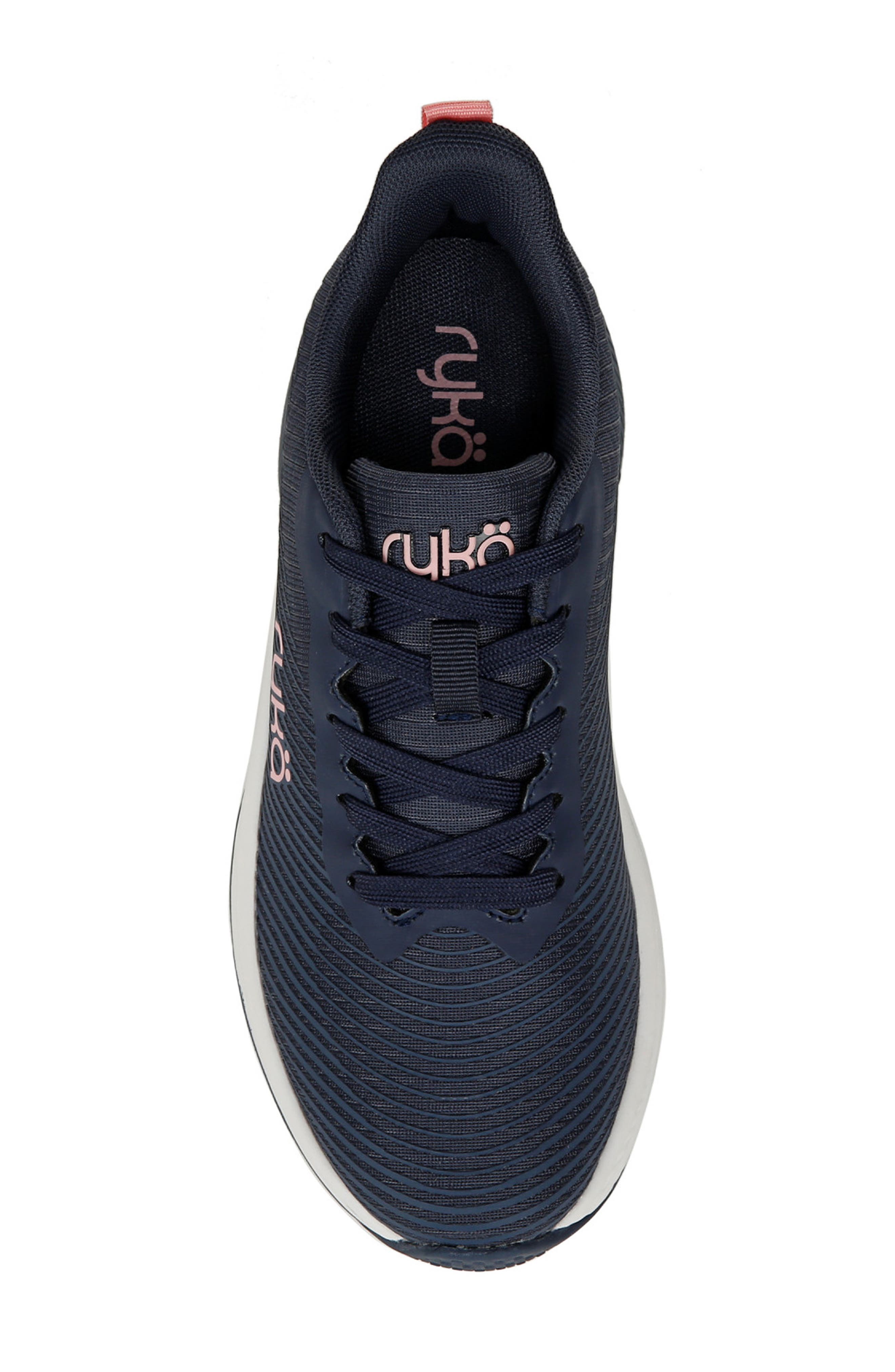 Rykä Genuine Walking Sneaker, Alternate, color, Academy Blue Fabric