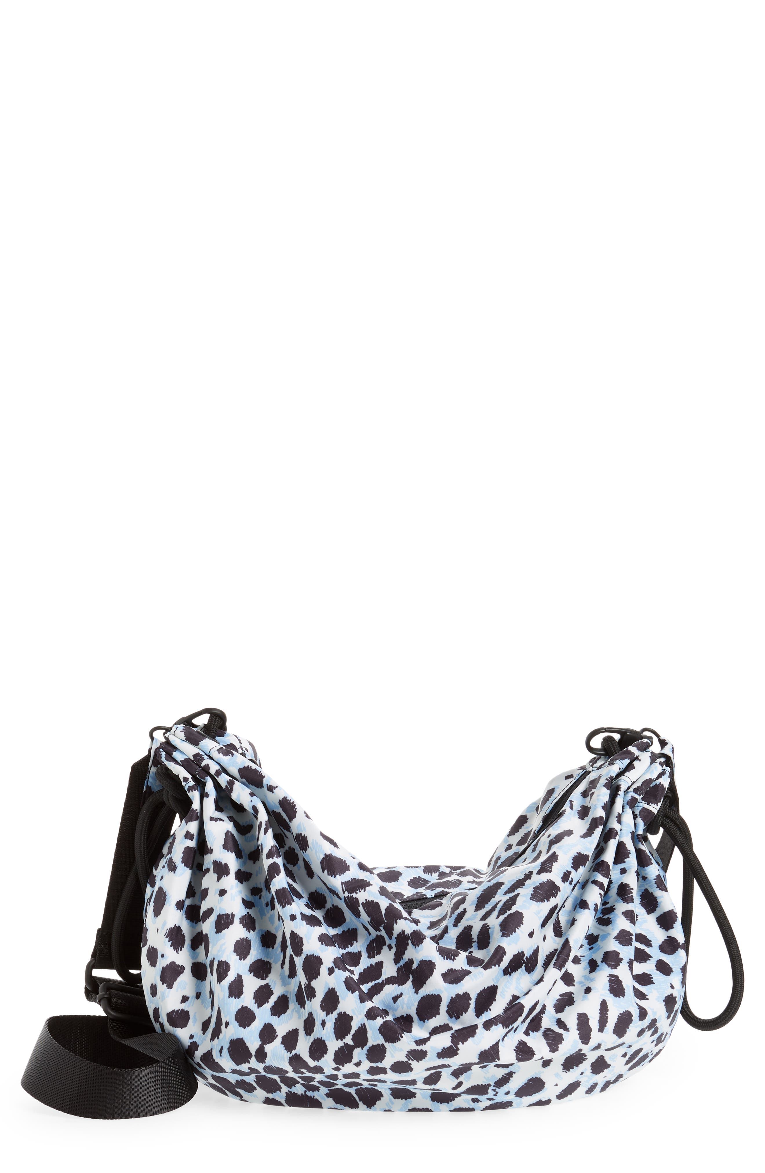 Ganni Recycled Polyester Shoulder Bag, Main, color, 