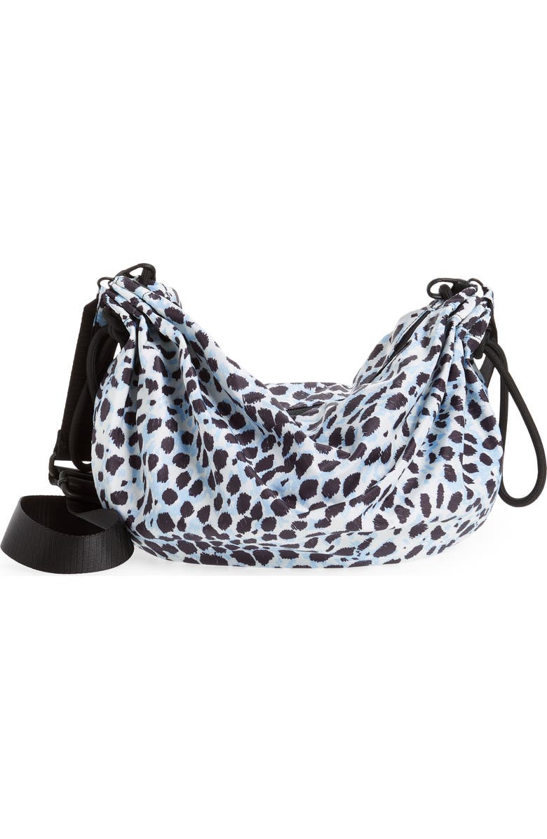 Ganni Recycled Polyester Shoulder Bag, Main, color,