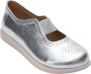 Forever & Always Shoes CHELLE Elastic Leather Flat