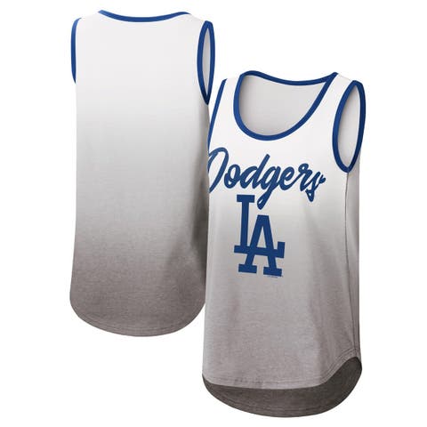 Women
s G-III 4Her by Carl Banks White Los Angeles Dodgers Logo Opening Day Tank Top