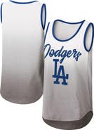 G-III 4HER BY CARL BANKS Women's G-III 4Her by Carl Banks White Los Angeles Dodgers Logo Opening Day Tank Top
