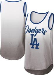 G-III 4HER BY CARL BANKS Women's G-III 4Her by Carl Banks White Los Angeles Dodgers Logo Opening Day Tank Top