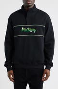 MALBON Grateful Dead Quarter Zip Sweatshirt