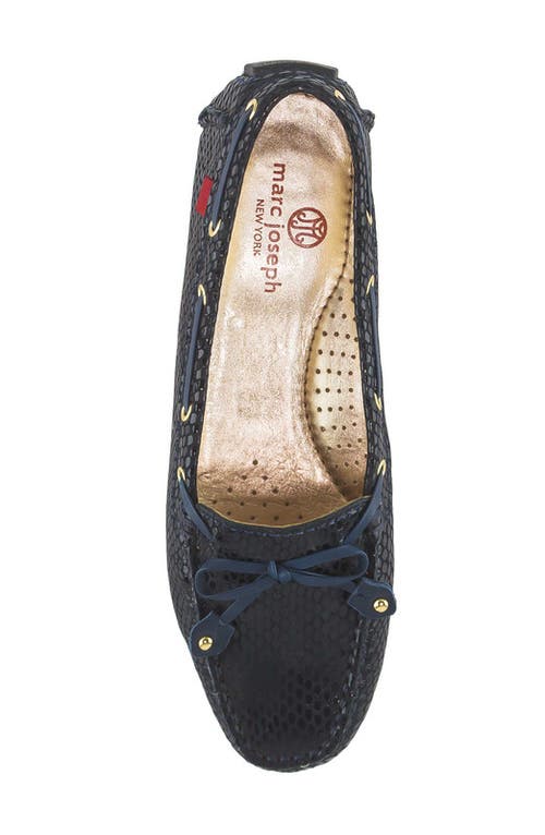Marc Joseph New York Cypress Hill Leather Tiebow Driver Loafer In Multi