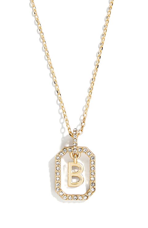 Alicia Intial Pendant Necklace