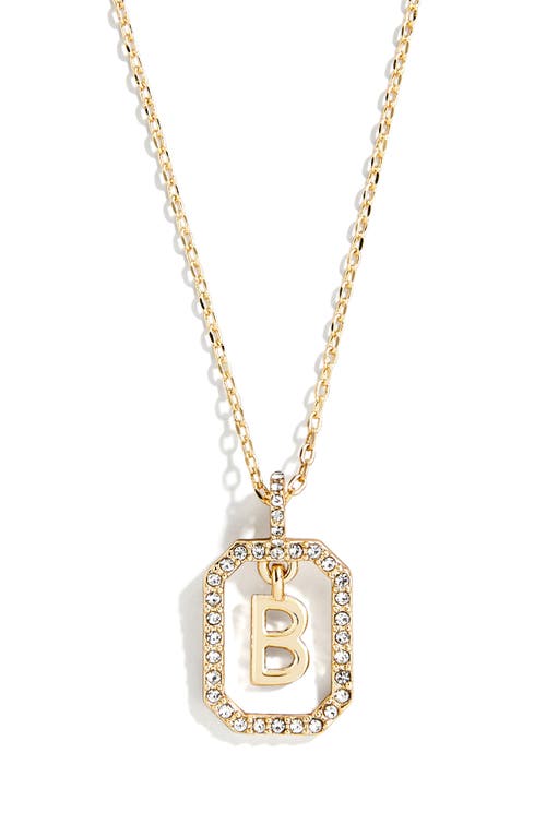 Baublebar Alicia Intial Pendant Necklace