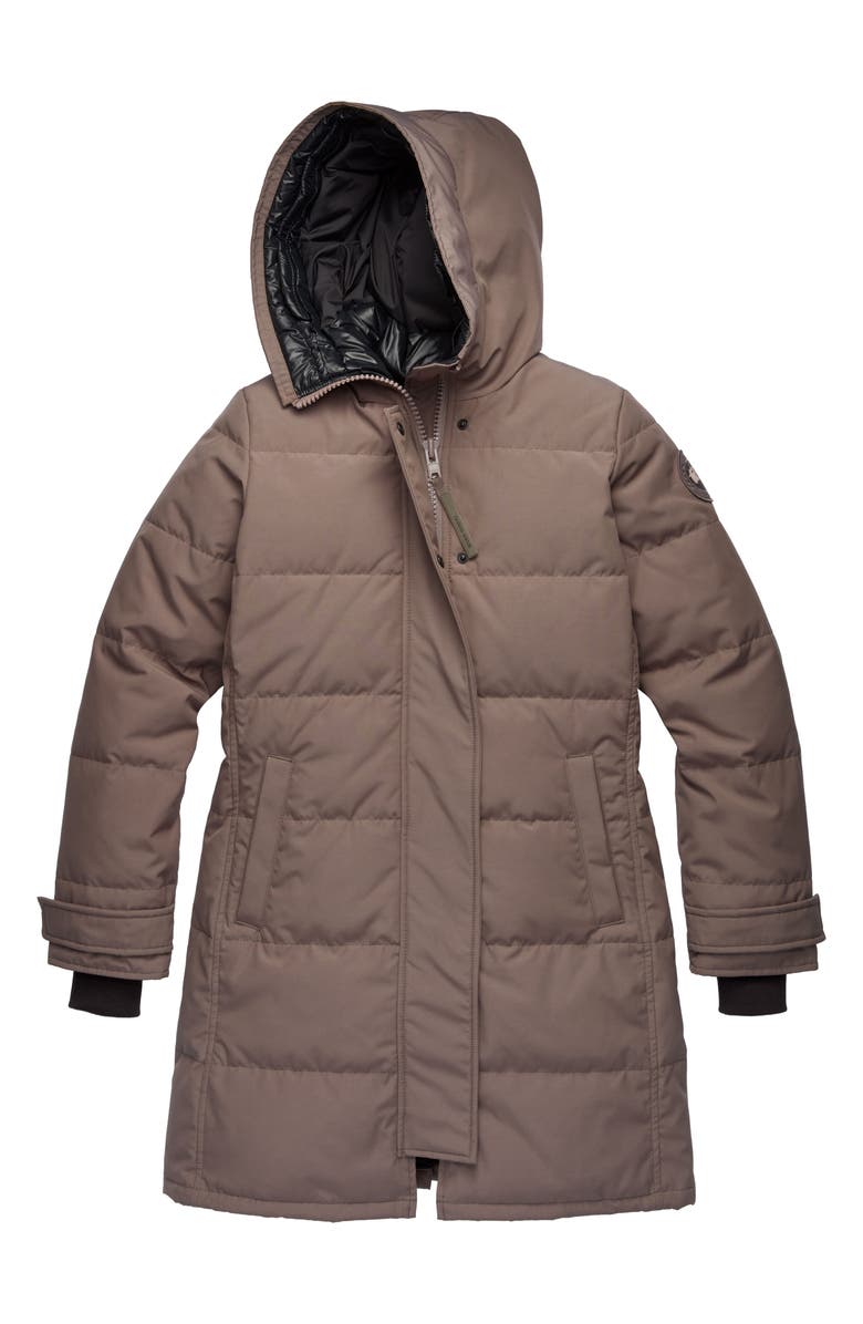 Canada Goose Shelburne Recycled Nylon 625 Fill Power Down Parka, Alternate, color, Taupe Grey
