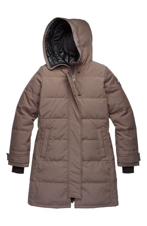 Canada Goose Shelburne Recycled Nylon 625 Fill Power Down Parka In Gray