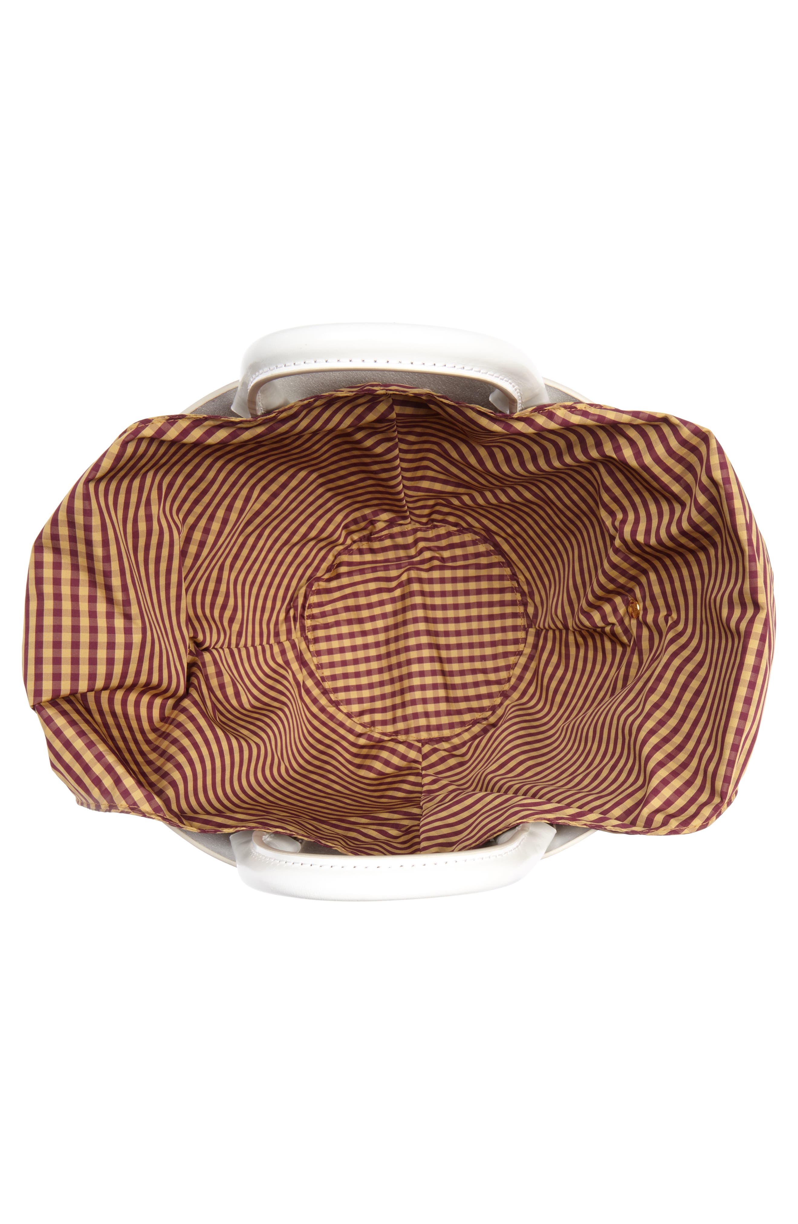 TRADEMARK Small Leather Bucket Bag, Alternate, color, 