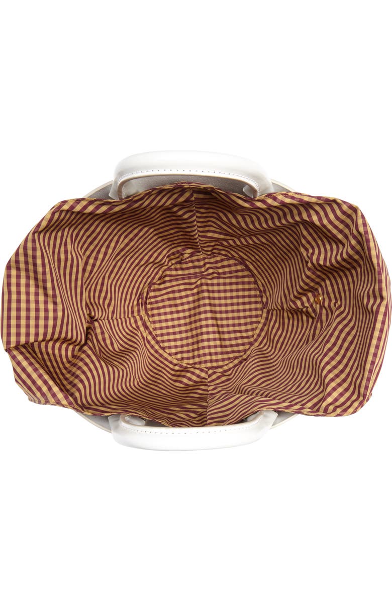 TRADEMARK Small Leather Bucket Bag, Alternate, color,