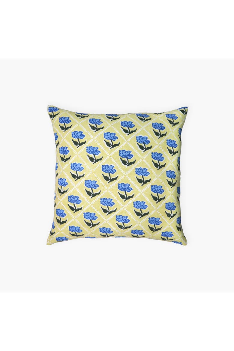Noor Throw Pillow Cover, Main, color, Butter Yellow