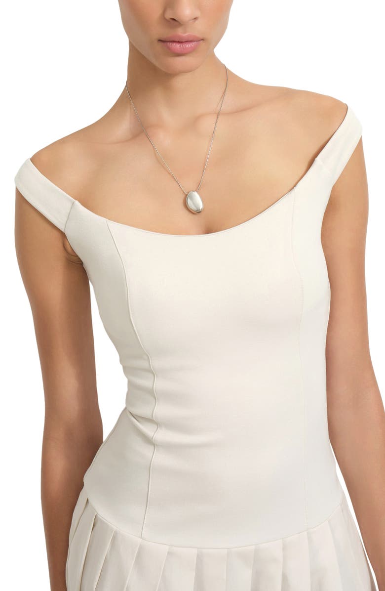 Marcella Selene Off the Shoulder Dress, Alternate, color, Cream