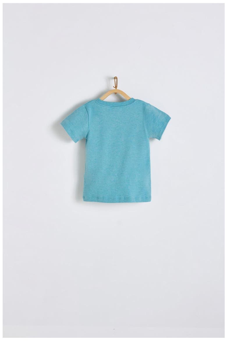 T-Shirt Mike Pima for Toddler, Alternate, color, GREEN/MELANGE