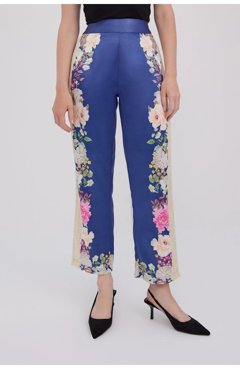 RAISHMA Amora Blue Trousers, Alternate, color, Blue