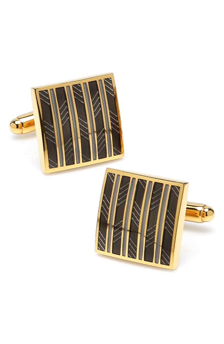 Cufflinks, Inc. Stripe Square Cuff Links, Main, color, 
