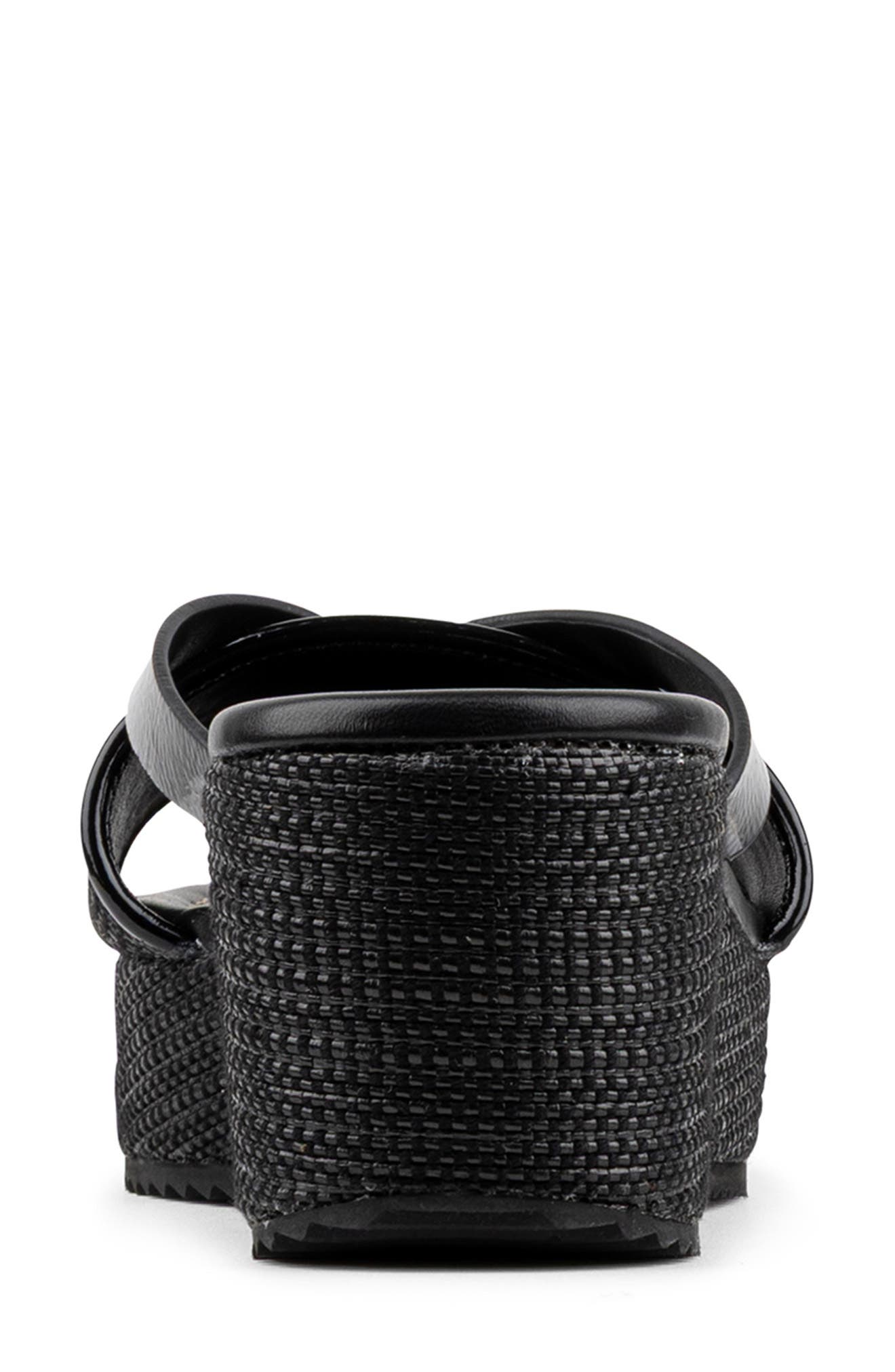 Donald Pliner Sotira Platform Wedge Sandal, Alternate, color, Black