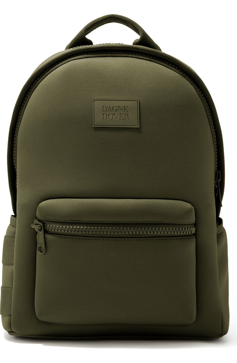 Dagne Dover Dakota Large Neoprene Backpack, Main, color, Dark Moss