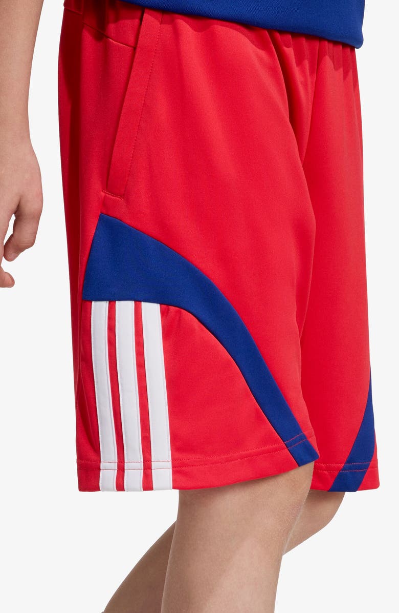 adidas House of Tiro Shorts, Alternate, color, Pure Ruby/ White/ Mystery Ink