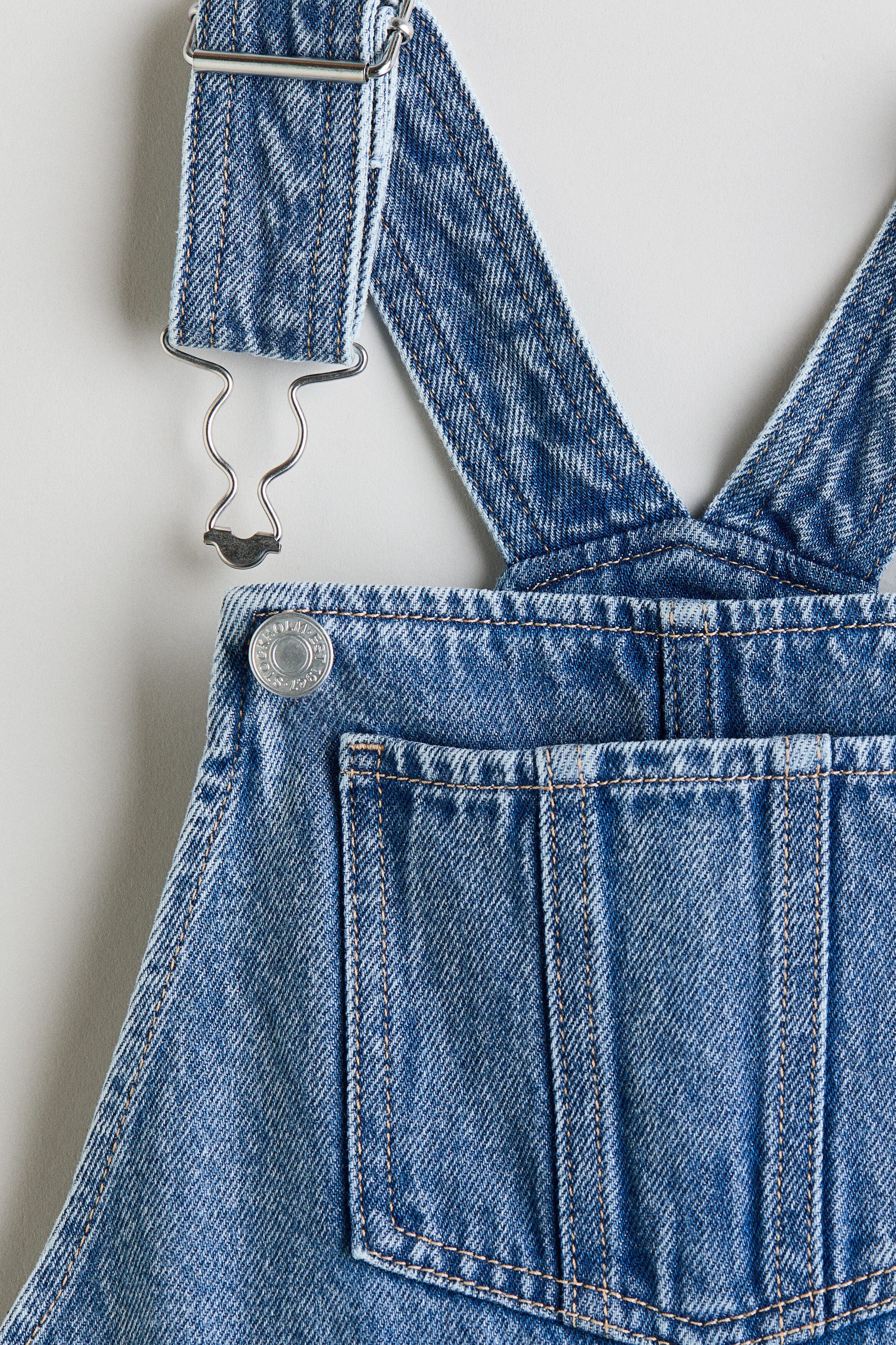 H&M Denim Overall Dress | Nordstrom
