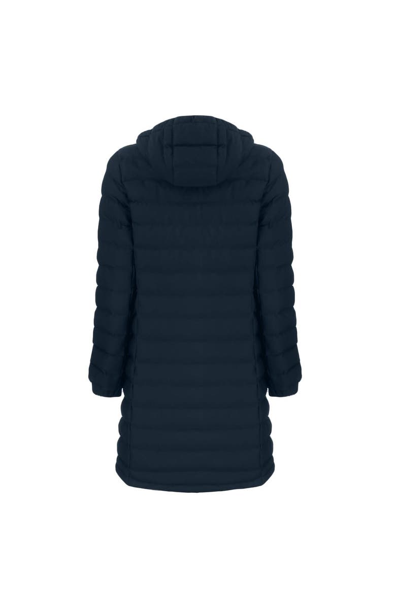 Cutter & Buck Women's Cutter & Buck  Navy Gwinnett Stripers Mission Ridge Repreve Eco Insulated Long Puffer Jacket, Alternate, color, 