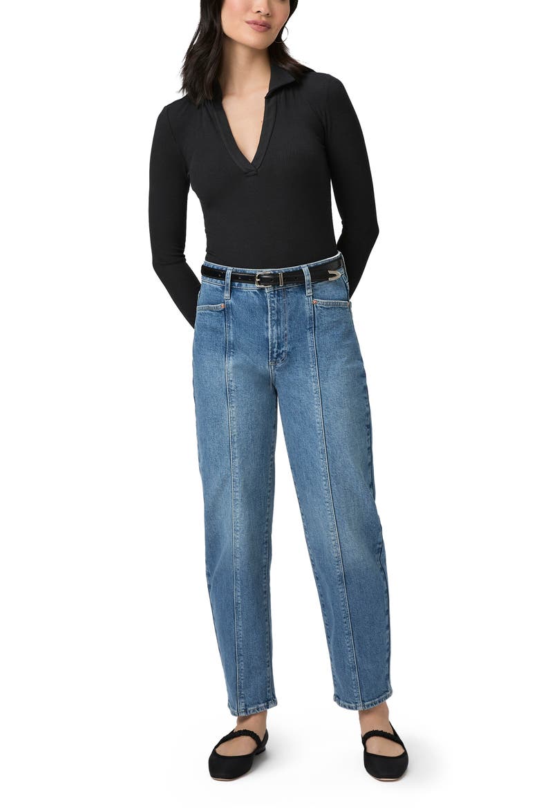 Alexis High Waist Ankle Barrel Leg Jeans, Alternate, color, ANTHIA