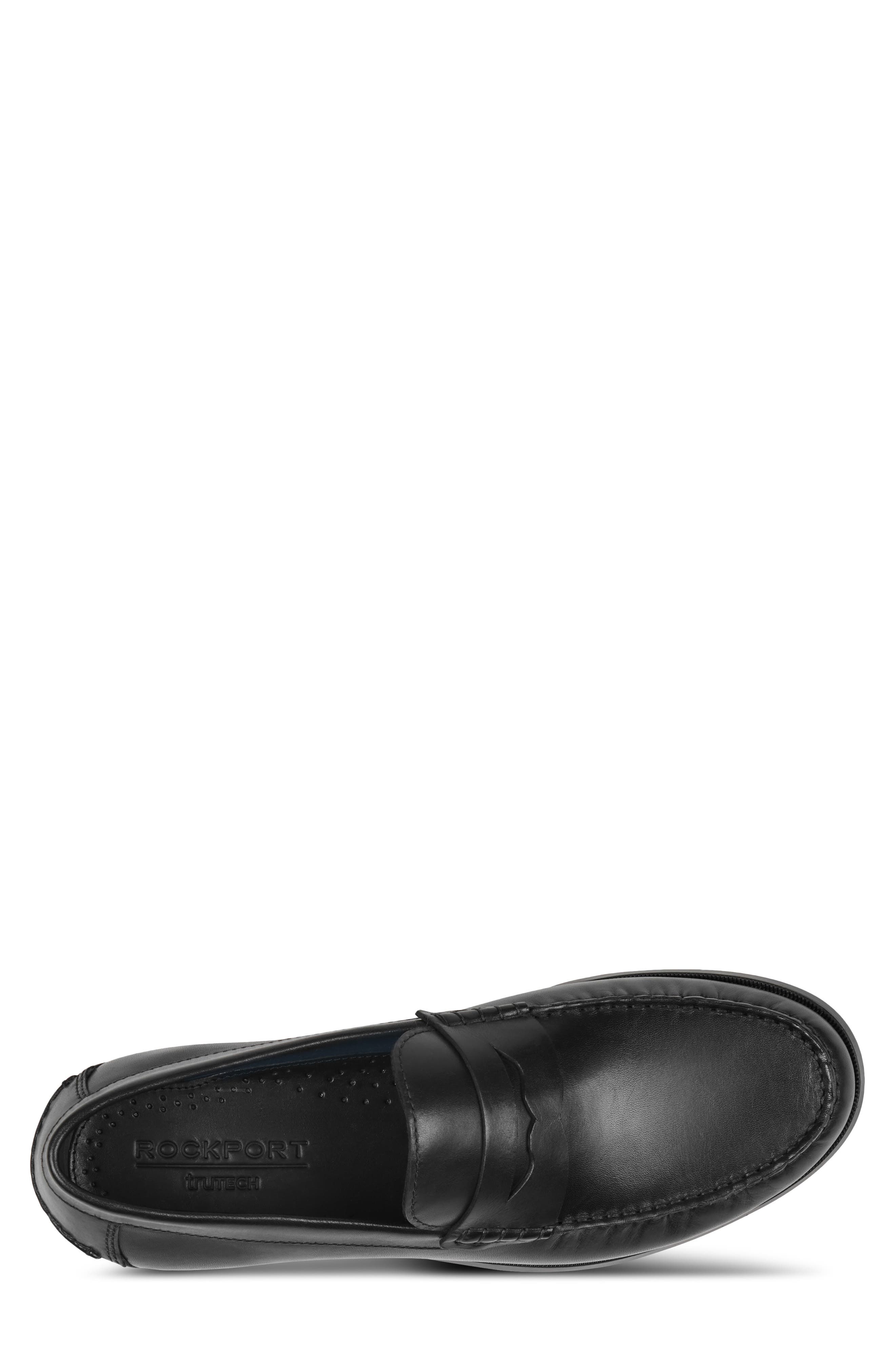 Rockport Willcox Penny Loafer, Alternate, color, Black