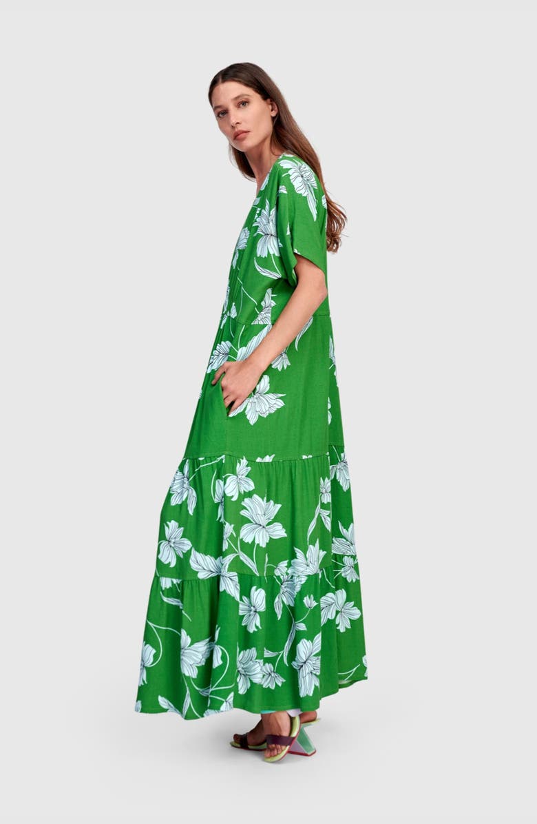 Alembika Tidepool Maxi Dress, Alternate, color, Green