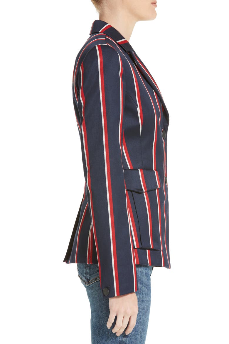 Howson Stripe Blazer, Alternate, color, NAVY MULTI