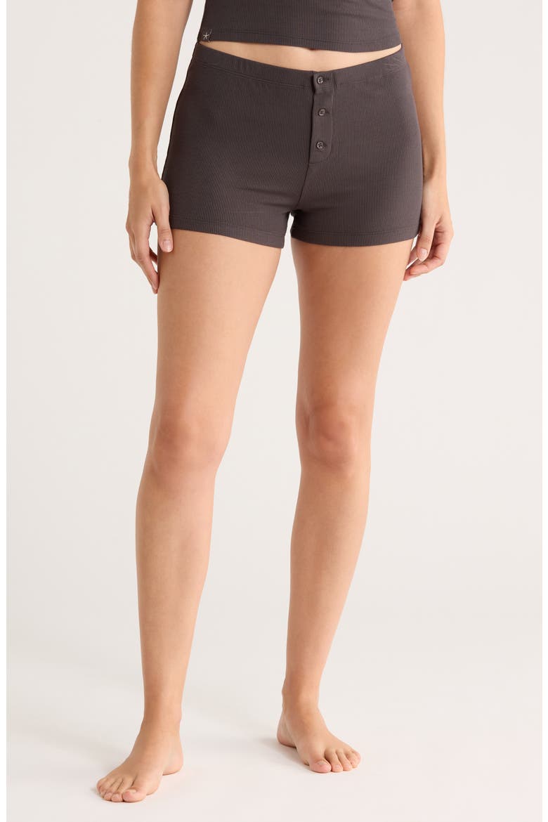 Malibu Collection® Boxer Shorts, Main, color, CARBON