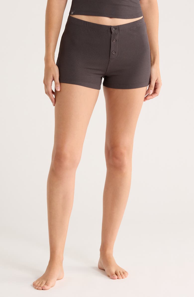 Barefoot Dreams<sup>®</sup> Malibu Collection<sup>®</sup> Boxer Shorts, Main, color, Carbon