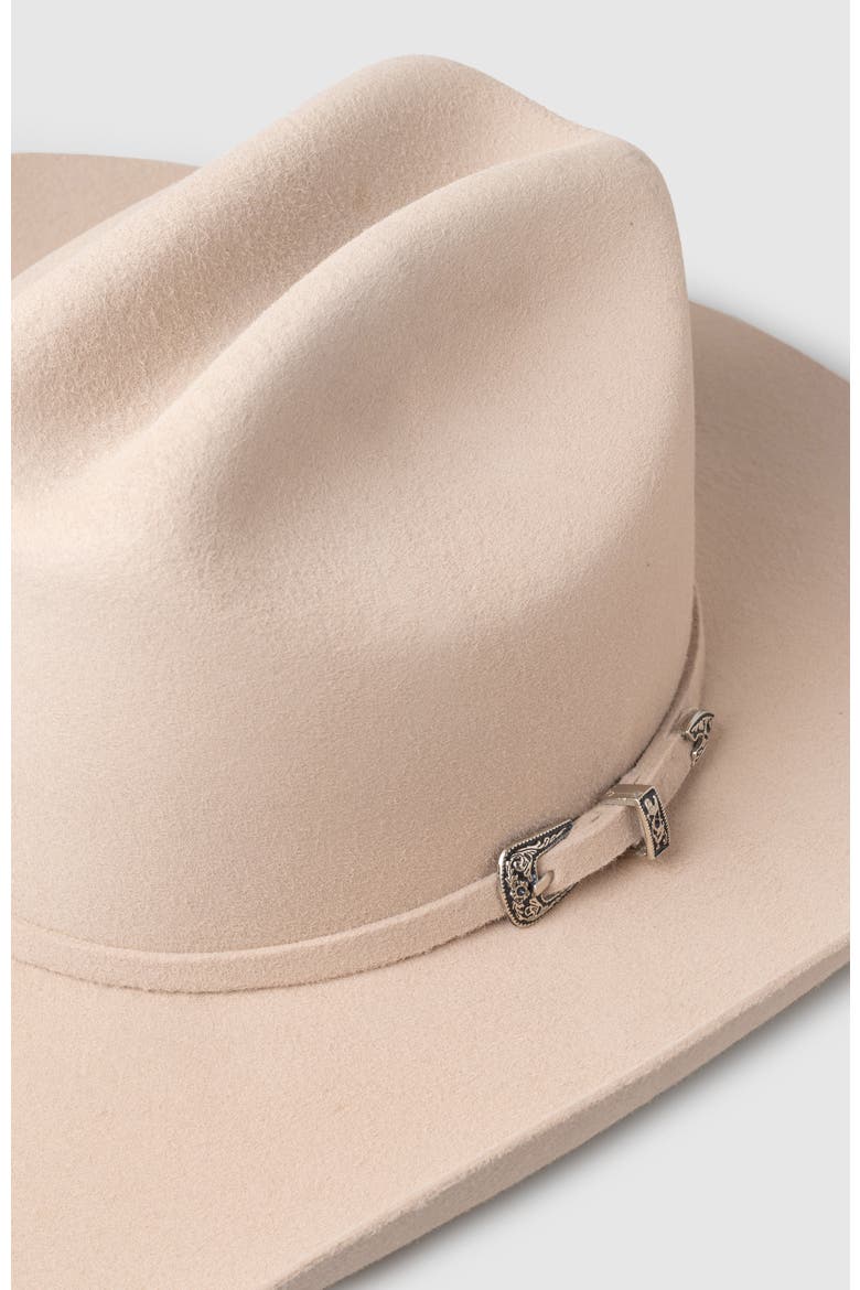 The Bronson Cowboy Hat, Alternate, color, Ivory