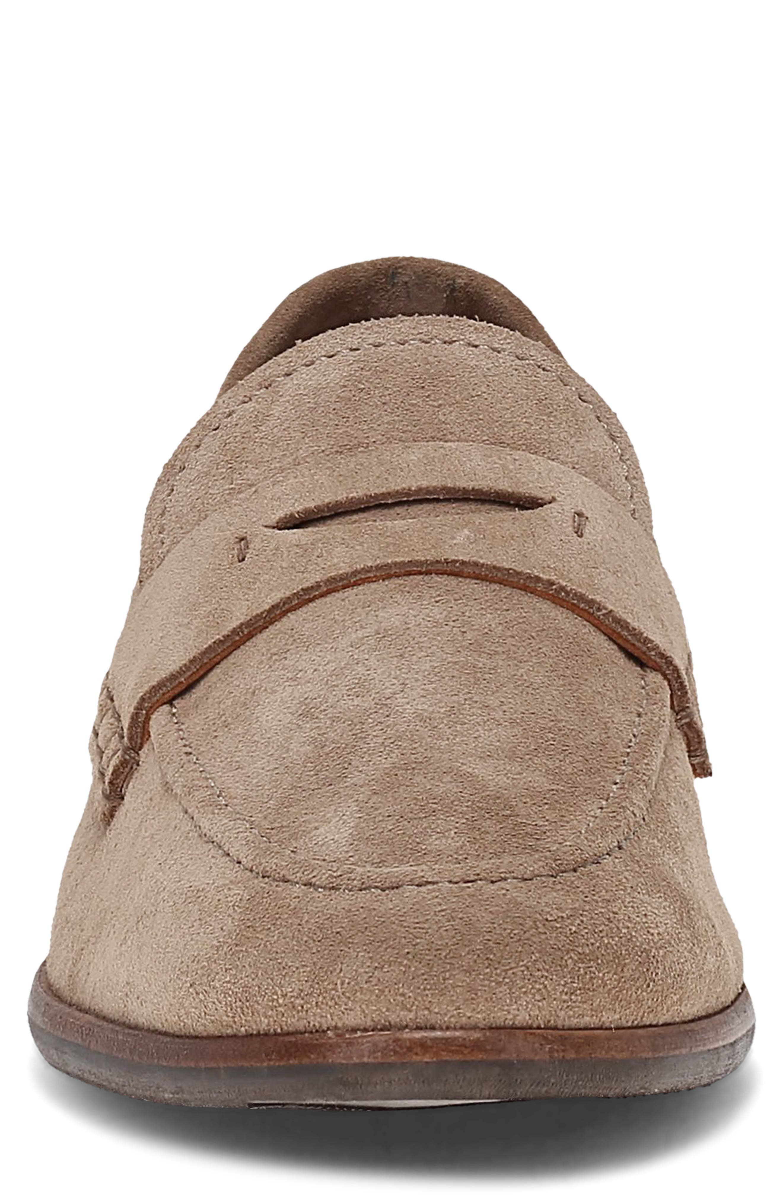 Graham Leather Penny Loafer, Alternate, color, MUSHROOM