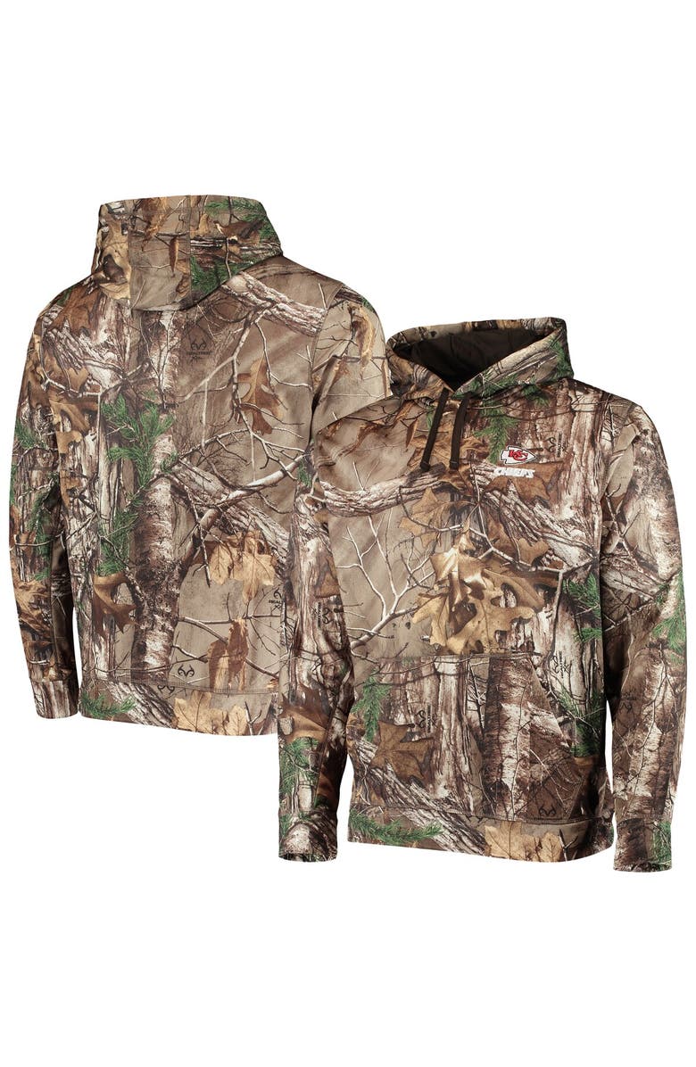 DUNBROOKE Men's Dunbrooke Realtree Camo Kansas City Chiefs Circle Champion Tech Fleece Pullover Hoodie, Alternate, color, Realtree Camo