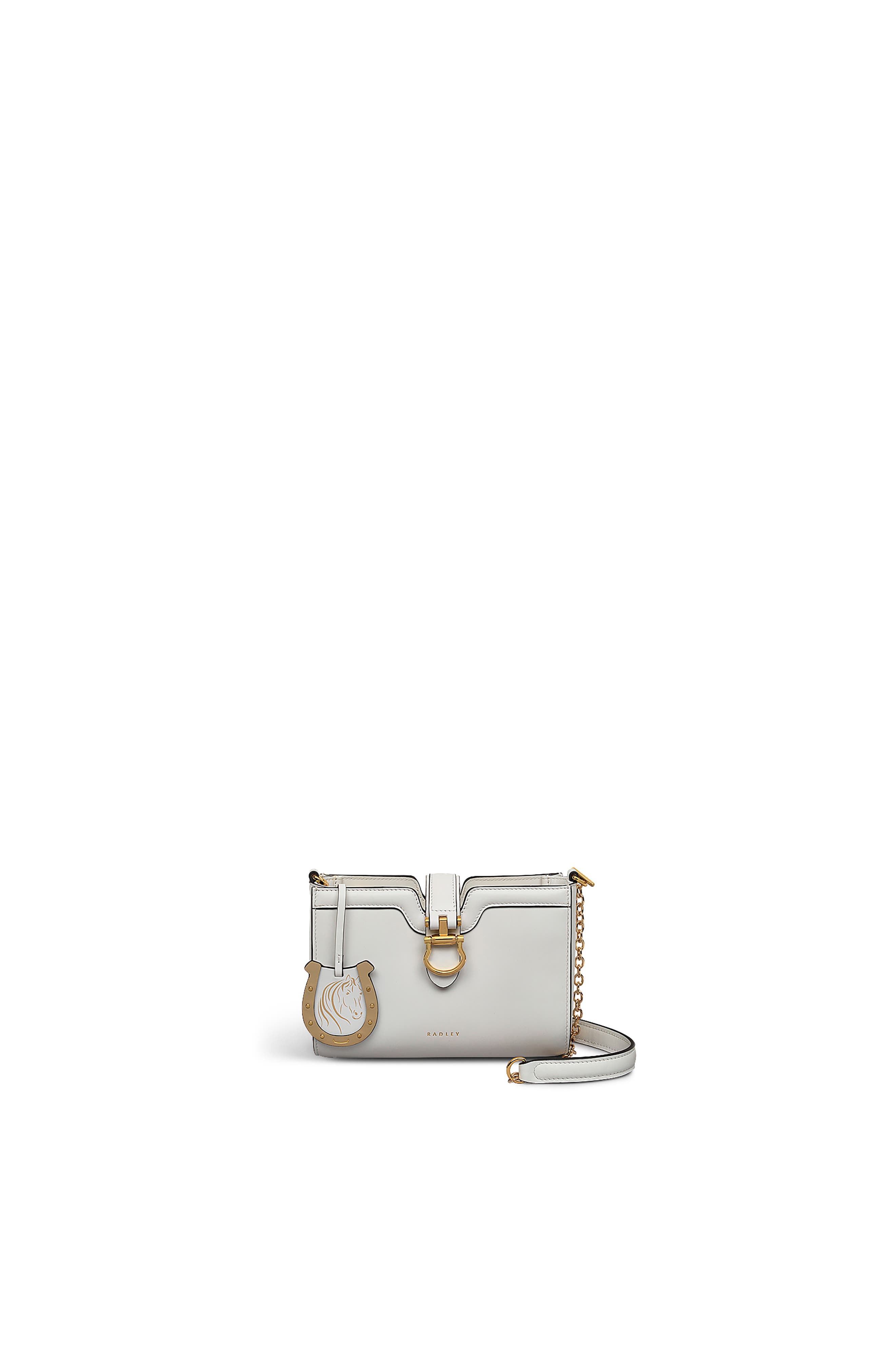 Radley Kentucky Derby Ss25 Small Ziptop Crossbody  Bag, Main, color, Chalk