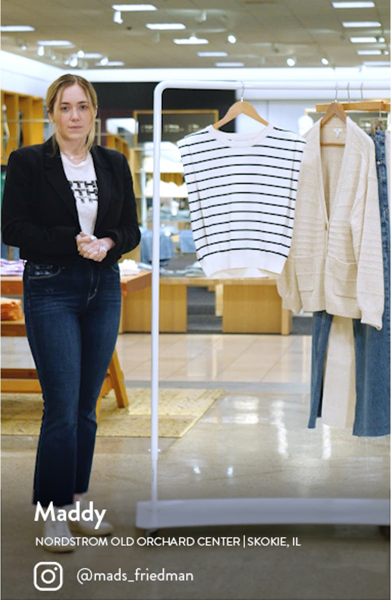 Stripe Sleeveless Knit Top, sales video thumbnail