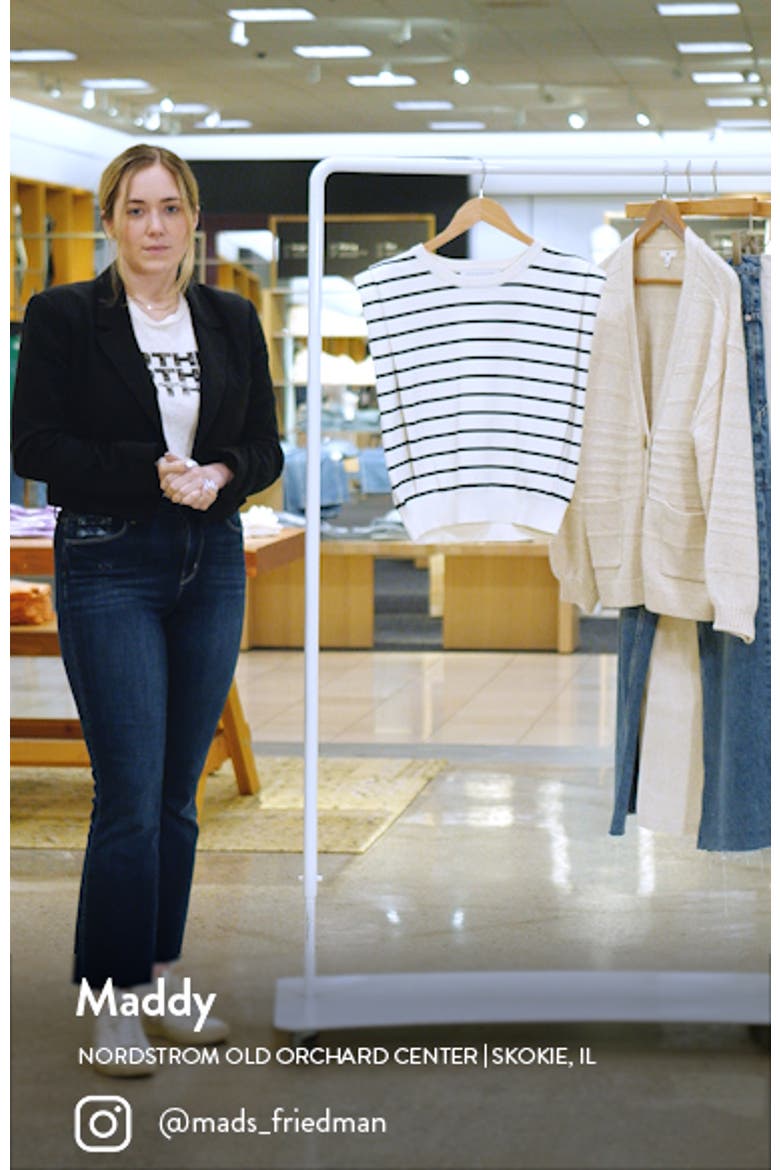 Stripe Sleeveless Knit Top video