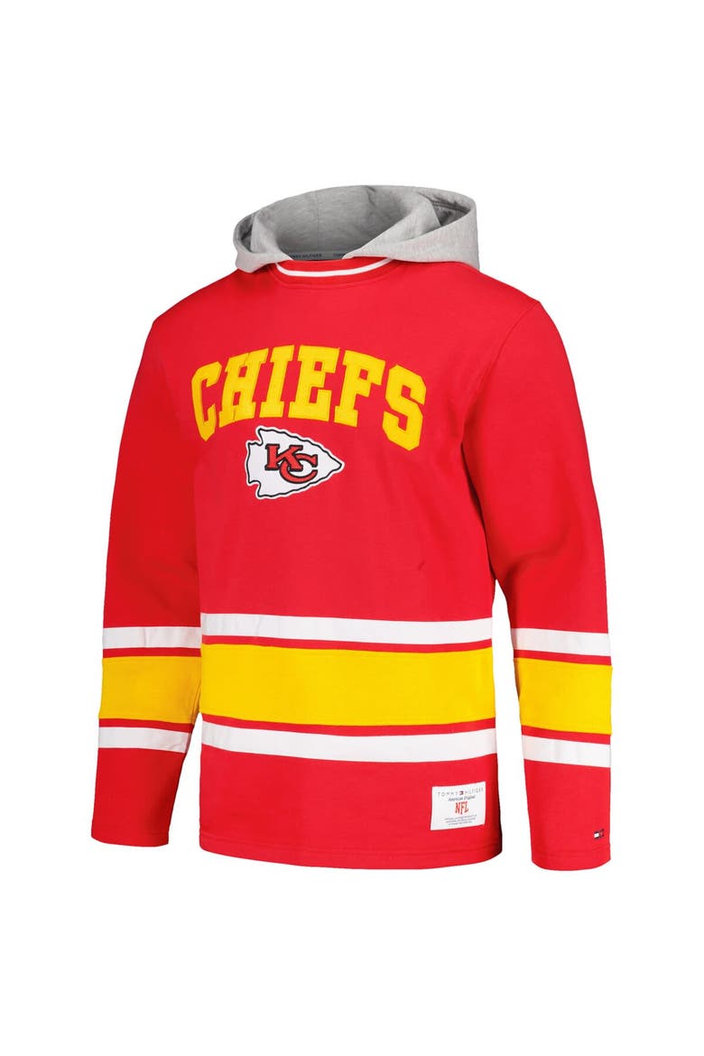 Men's Tommy Hilfiger Red Kansas City Chiefs Ivan Fashion Pullover Hoodie, Alternate, color, Red