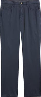 Johnston & Murphy Straight Leg Stretch Pima Cotton Pants