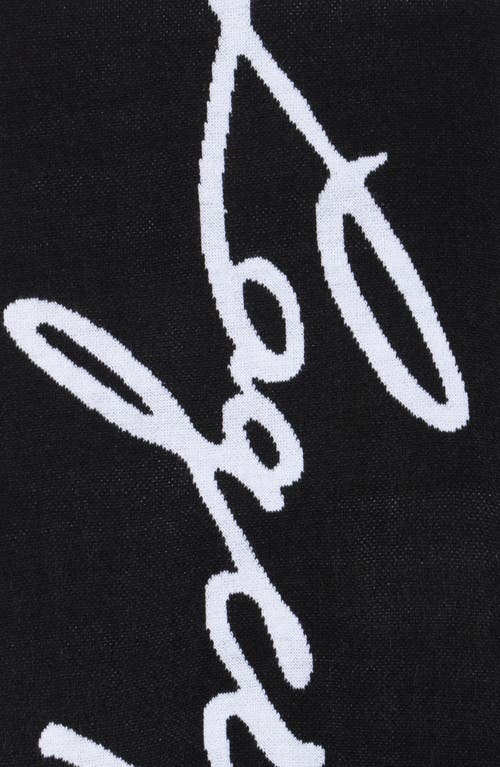 Karl Lagerfeld Paris Signature Logo Scarf In Multi